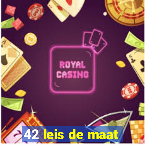 42 leis de maat